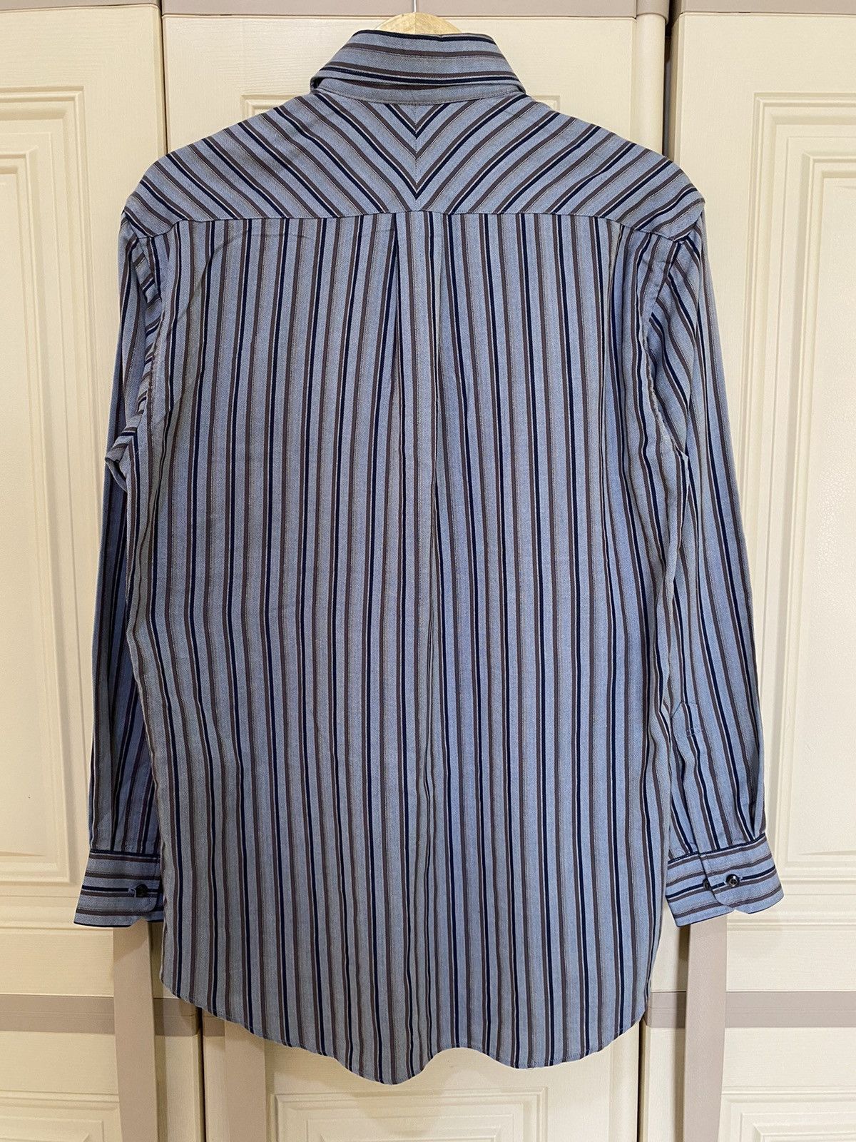 Balenciaga Vintage balenciaga BB double stripes button up shirt Size US L / EU 52-54 / 3 - 6 Thumbnail