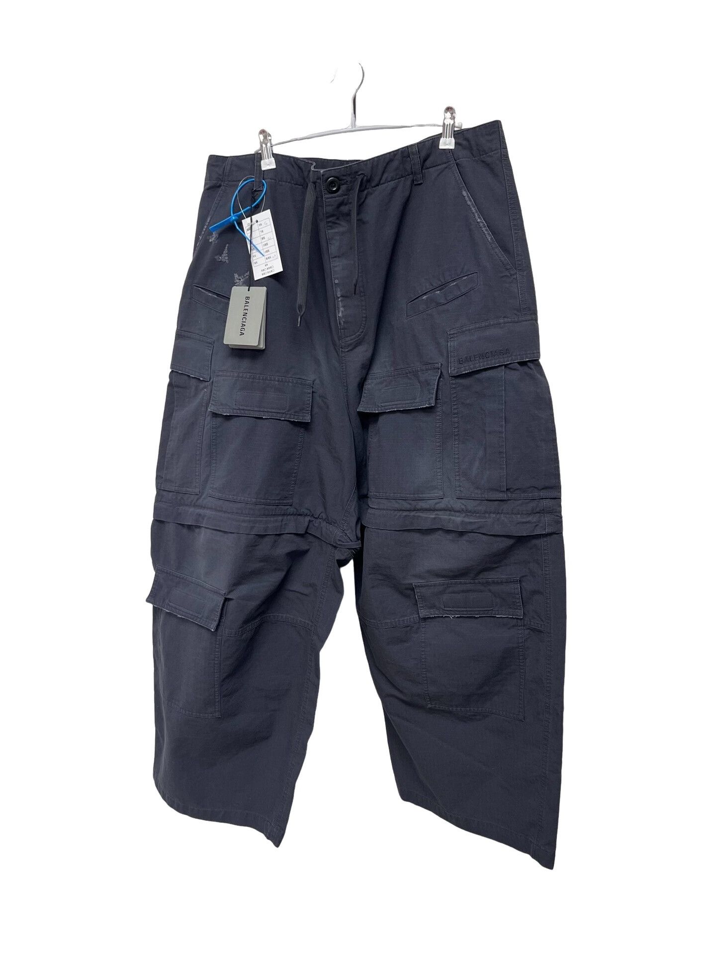 Balenciaga Balenciaga Washed Cargo Pants Size S Size US 30 / EU 46 - 1 Thumbnail