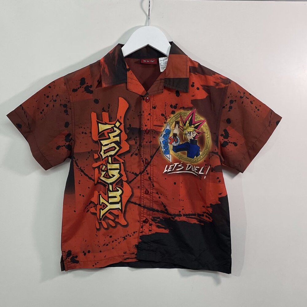 Vintage Vintage Youth Yu-Gi-Oh! Button up Size US XS / EU 42 / 0 - 1 Thumbnail