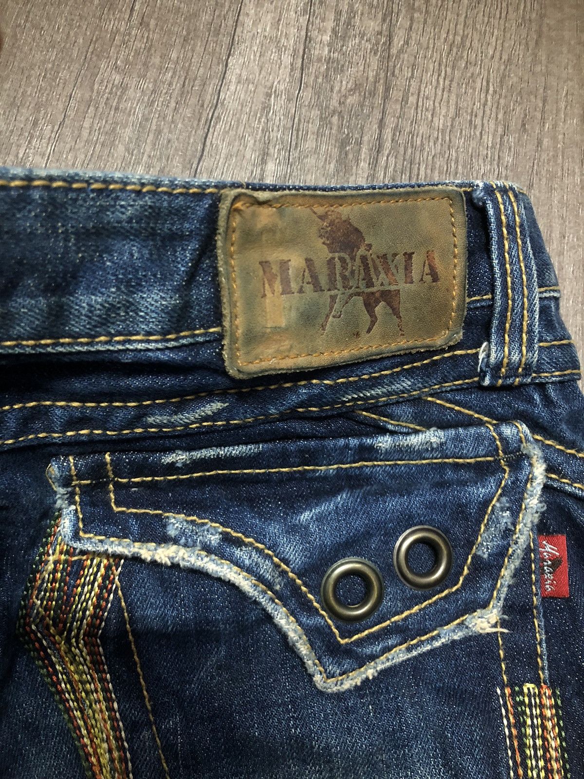 Hysteric Glamour × Japanese Brand WILD JEANS MARAXIA FLARE DISTRESSED DENIM Size 30" / US 8 / IT 44 - 11 Thumbnail