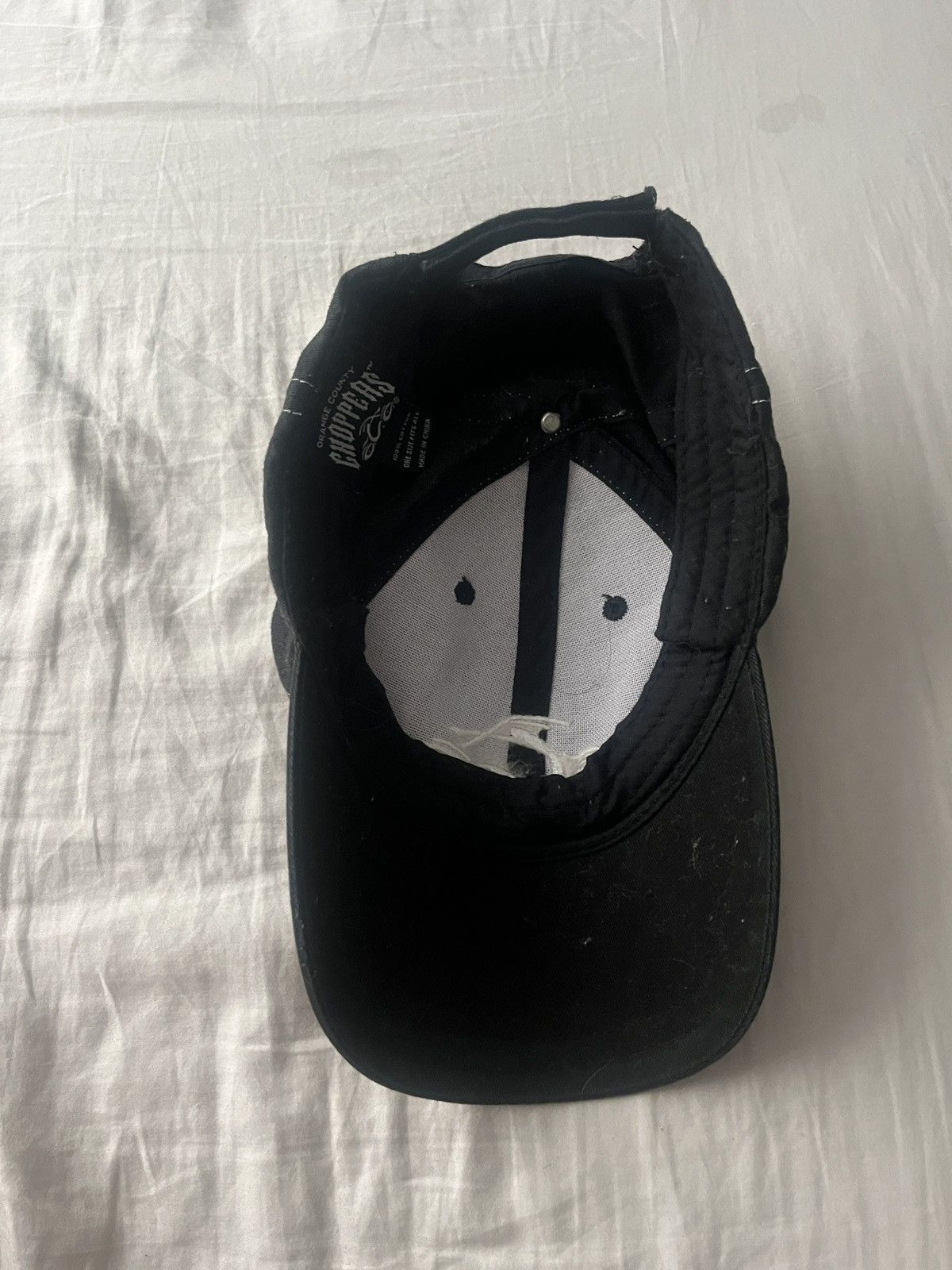 Other Orange County Choppers Black White Hat Biker Mens Hat Size ONE SIZE - 4 Thumbnail