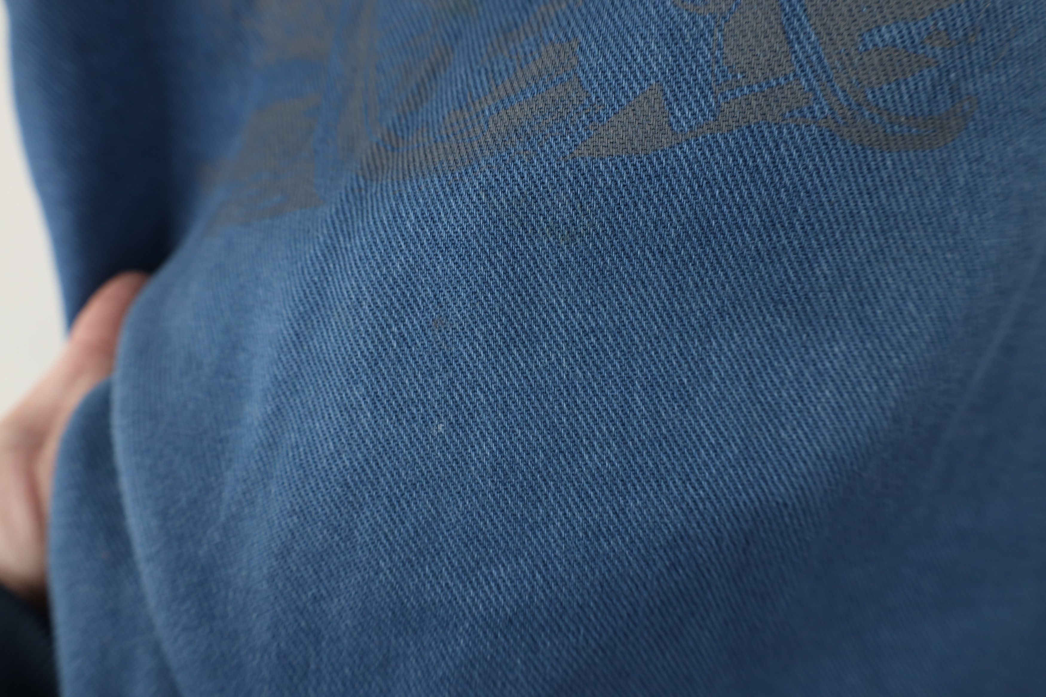Harley Davidson × Vintage Vintage 90s Harley Davidson Denim Henley Sweatshirt USA Size US L / EU 52-54 / 3 - 8 Thumbnail