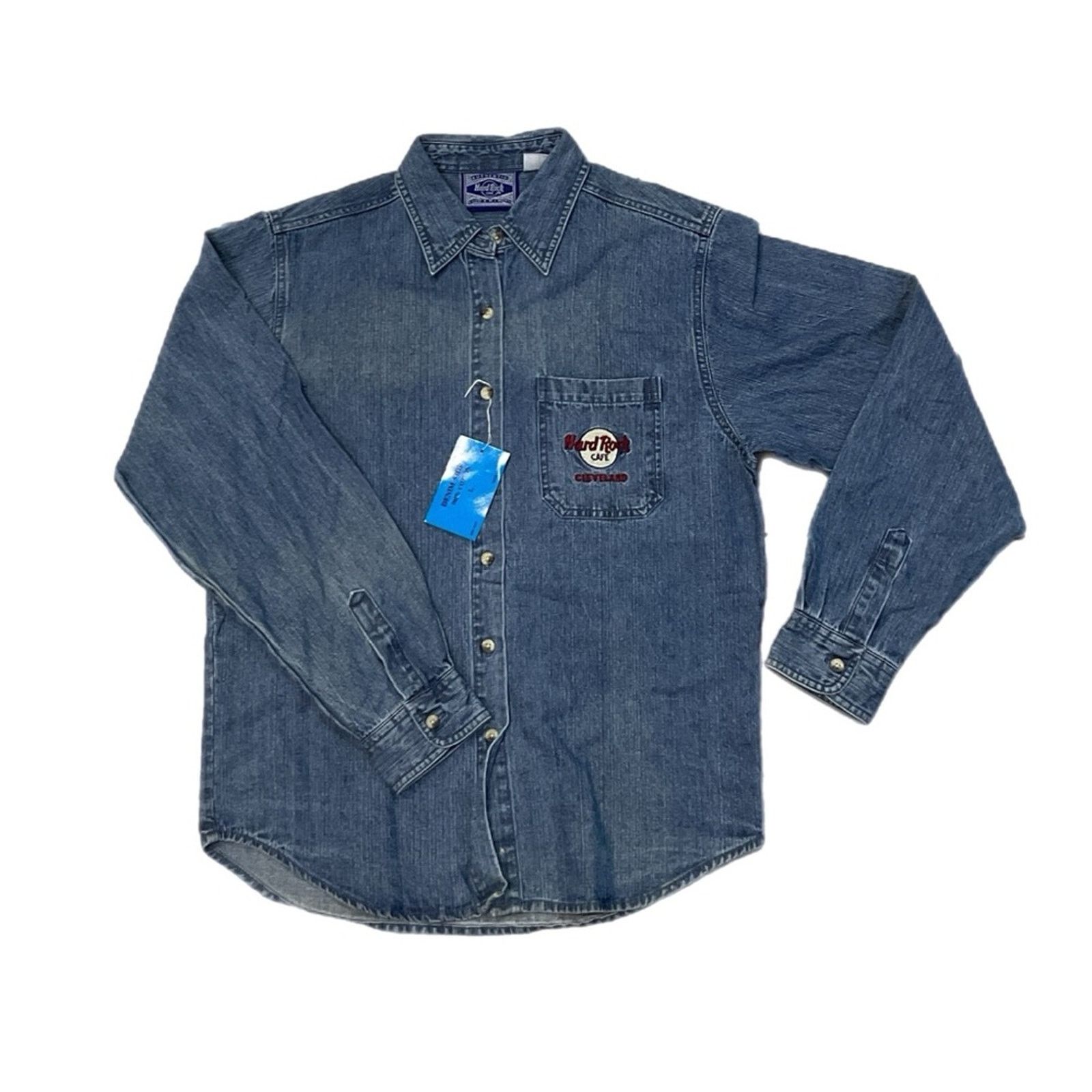 Hard Rock Cafe Vintage Cleveland Hard Rock Cafe Button-Up Shirt Size US L / EU 52-54 / 3 - 1 Thumbnail