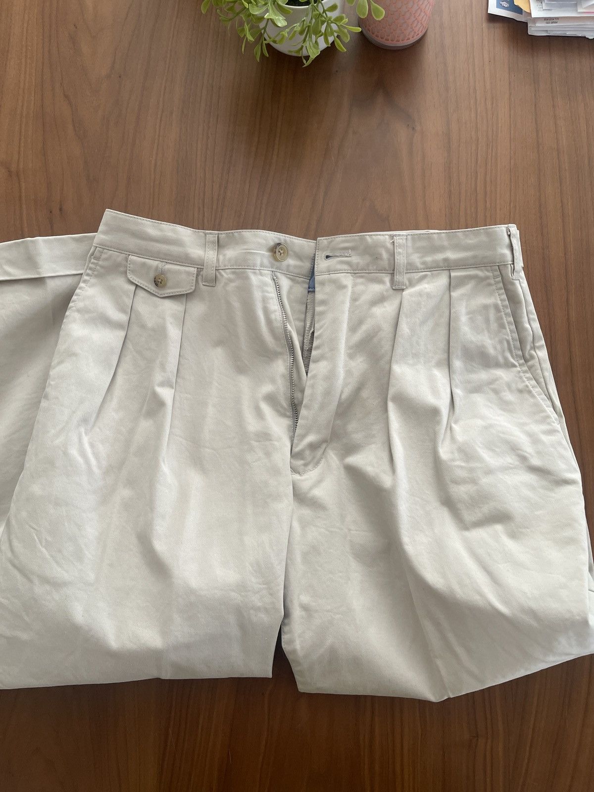 Beams Plus Beams plus 2pleats stone Size US 32 / EU 48 - 2 Thumbnail