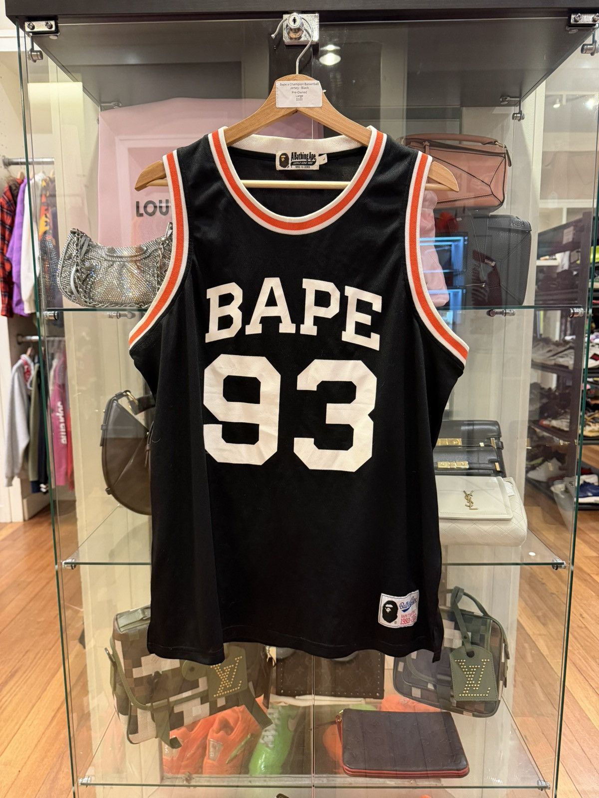 Bape Bape Team Sport Basketball Jersey - Black Size US L / EU 52-54 / 3 - 1 Thumbnail
