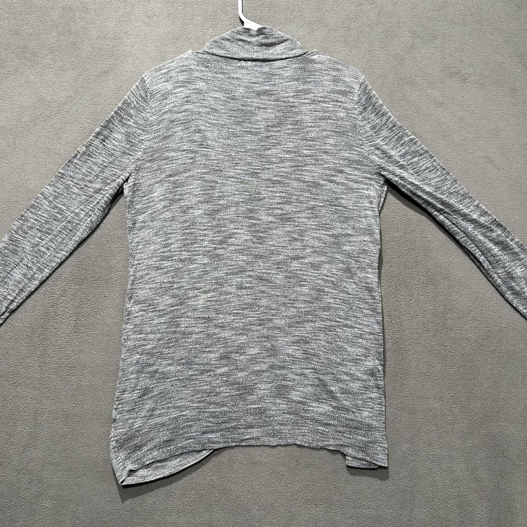 Merona Merona Sweater Womens XL Gray Open Front Cardigan Knit Nylon Rayon Lightweight Size XL / US 12-14 / IT 48-50 - 2 Thumbnail