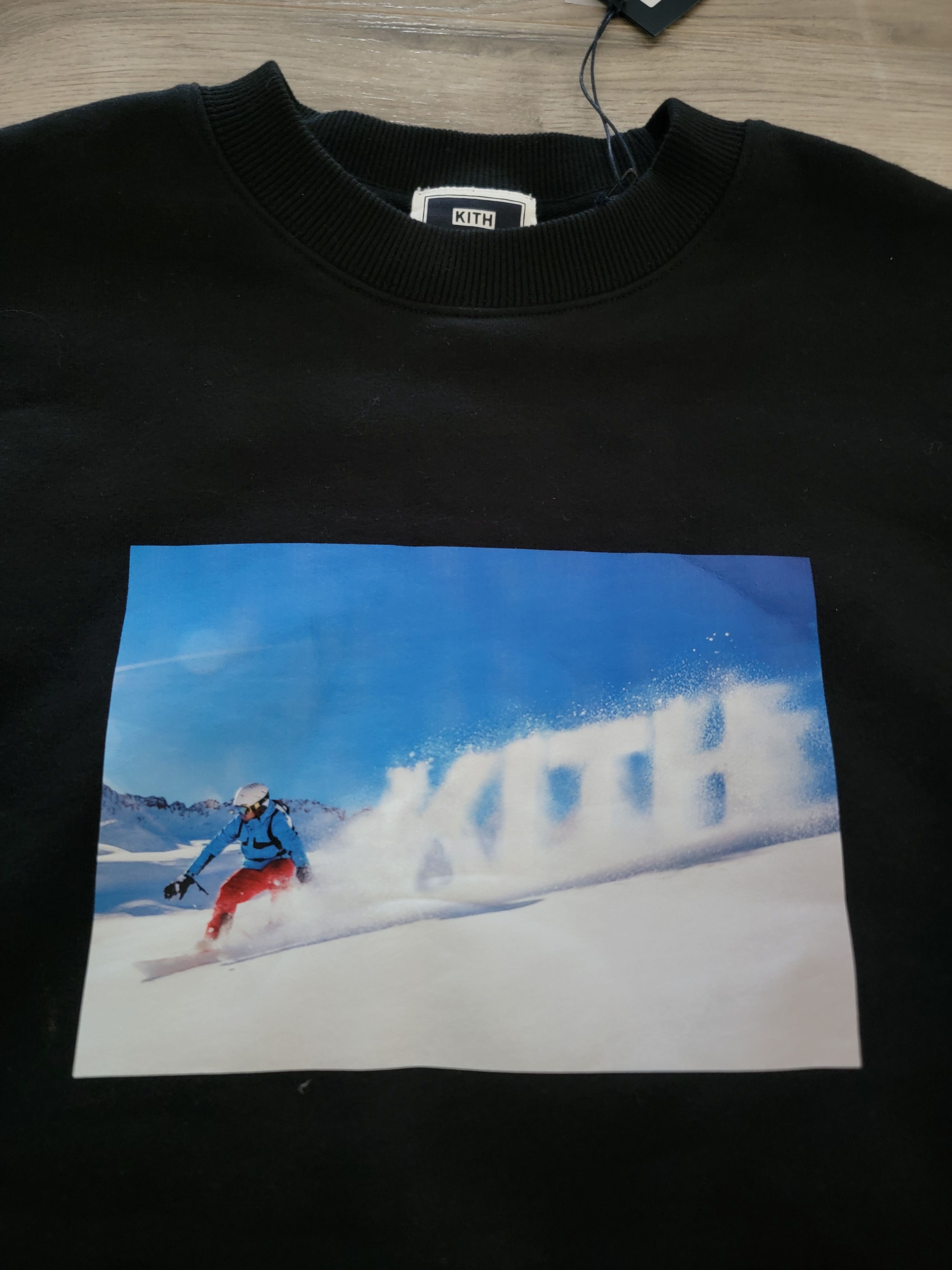 Kith Kith Shred Nelson Crewneck Sweater Black sz Small Size US S / EU 44-46 / 1 - 3 Thumbnail