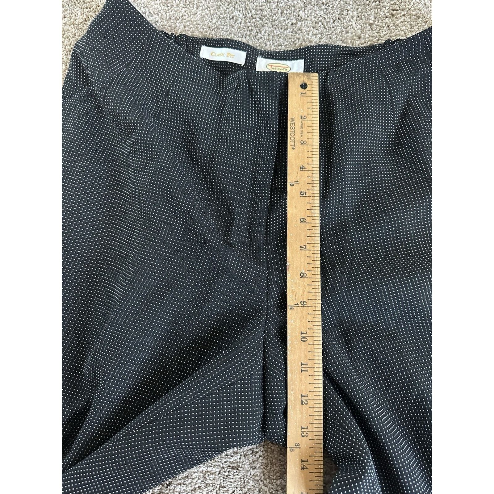 Talbots Vintage Talbots Pants Women 16W Blue White Y2K Polka Dots Size 38" / US 16 / IT 52 - 5 Thumbnail