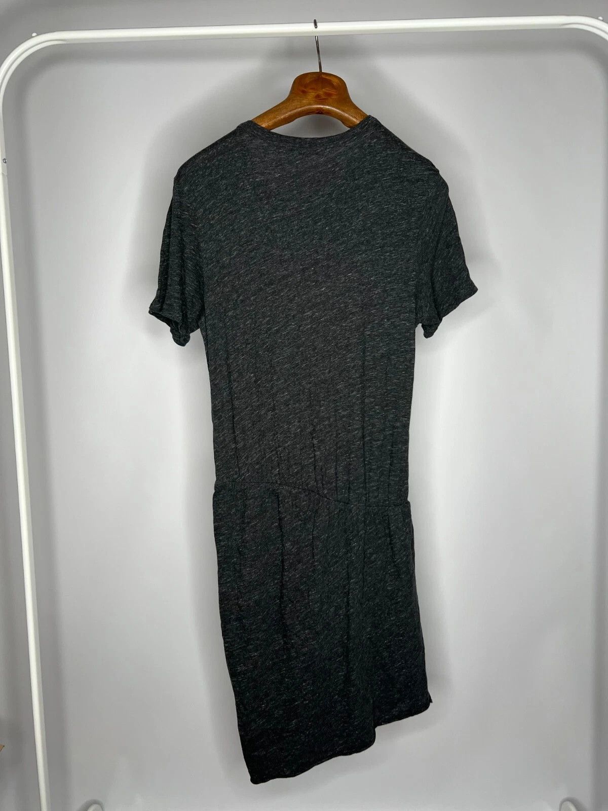 Allsaints Allsaints Women's Nandi Flame Dress Gray Melange T-Shirt Size M / US 6-8 / IT 42-44 - 5 Thumbnail