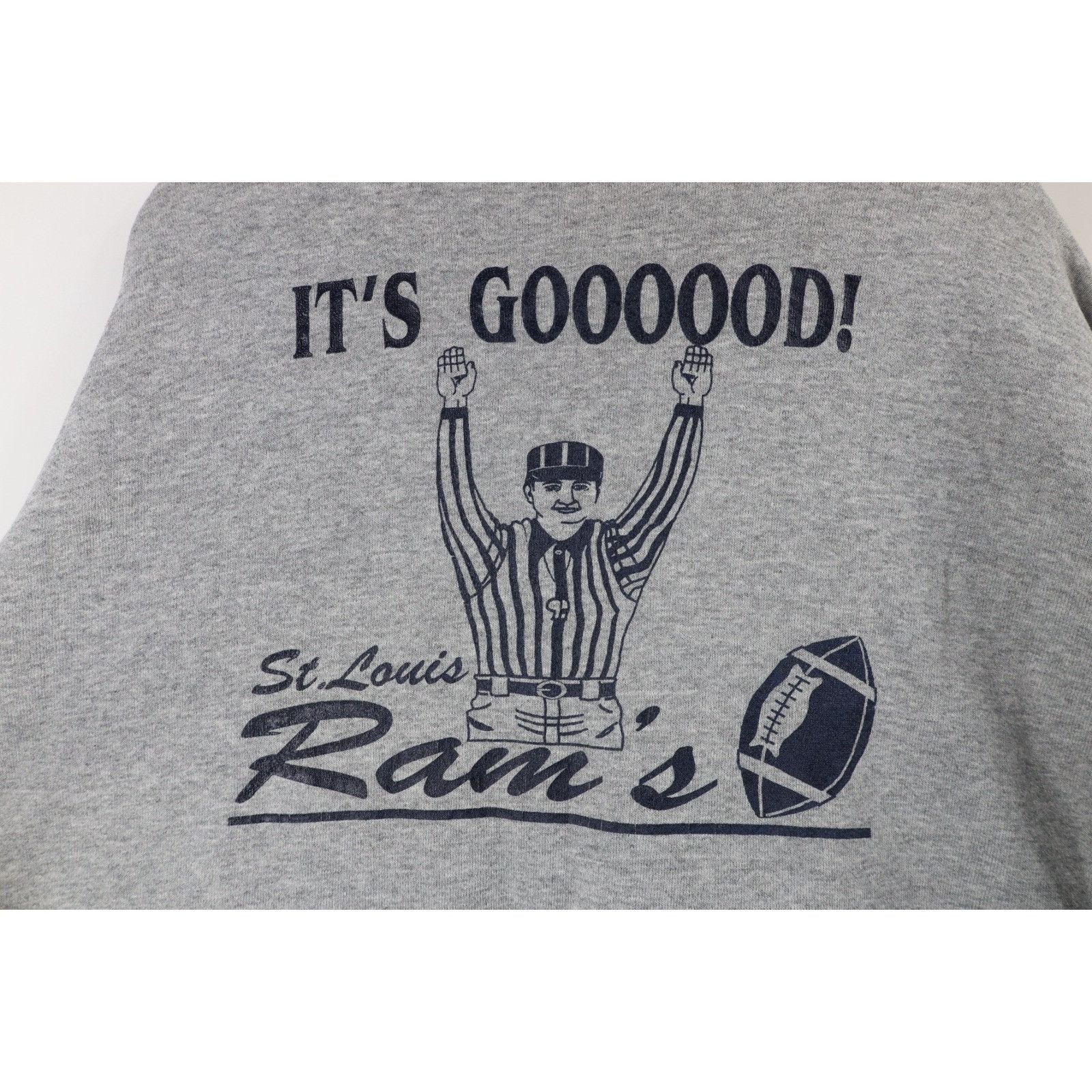 Fruit Of The Loom Vintage 2001 2002 NFC Champs St Louis Rams Sweatshirt Size US XL / EU 56 / 4 - 10 Thumbnail