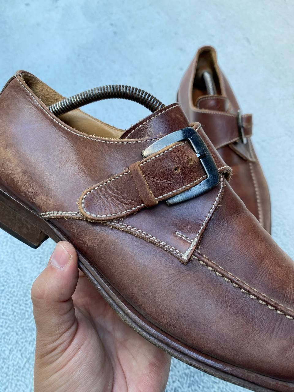 Other Vintage Guidi Dolce Gabbana style Leather Faded Shoes Size US 10 / EU 43 - 12 Thumbnail