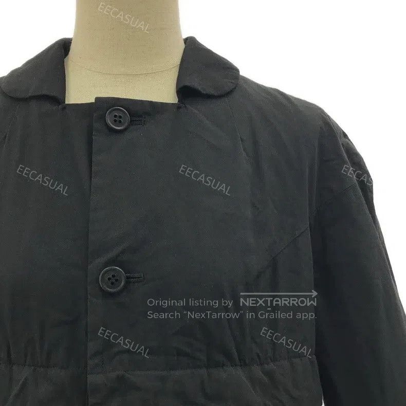 Comme des Garcons Comme Des Garcons Black Polyester Crepe Long Jacket Size M / US 6-8 / IT 42-44 - 8 Thumbnail