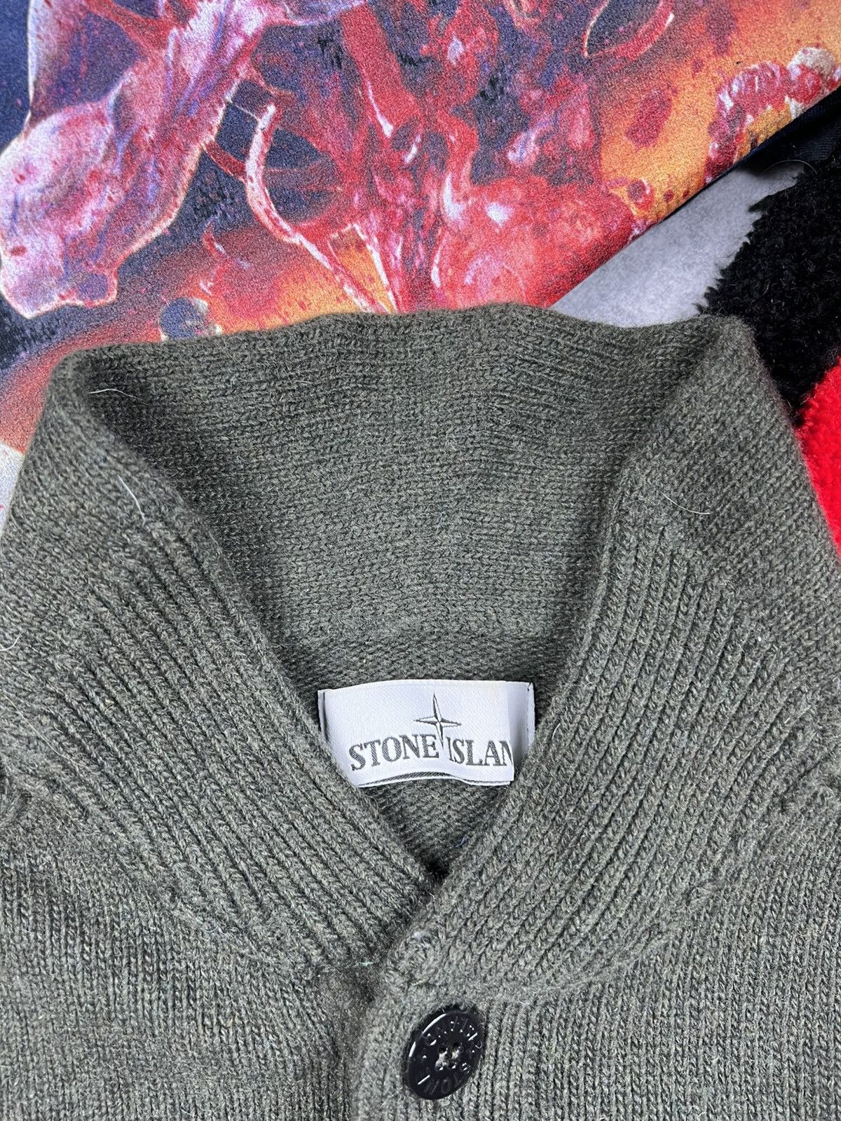 Stone Island Vintage Stone Island Retro Knitwear Military Style Sweater Size US S / EU 44-46 / 1 - 5 Thumbnail