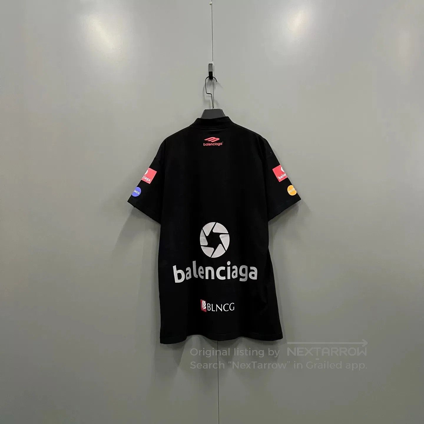 Balenciaga Balenciaga Multi Logo Print Short Sleeve. Size US L / EU 52-54 / 3 - 2 Thumbnail
