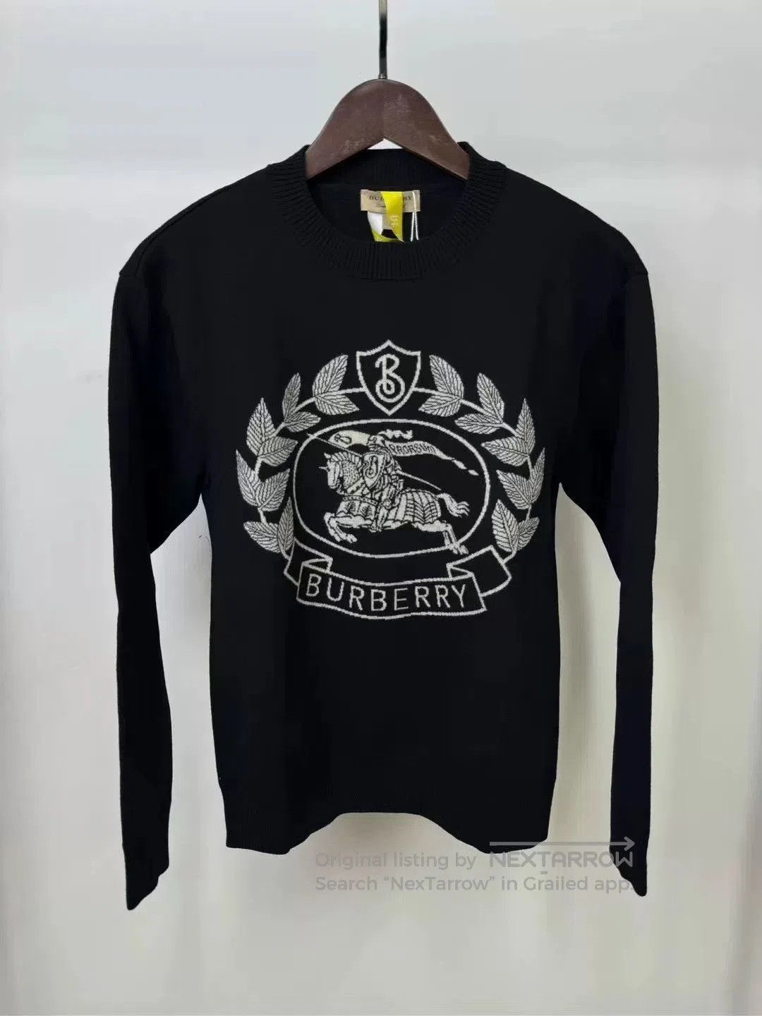 Burberry burberry embroidered sweater with spurs design. Size US XS / EU 42 / 0 - 1 Thumbnail