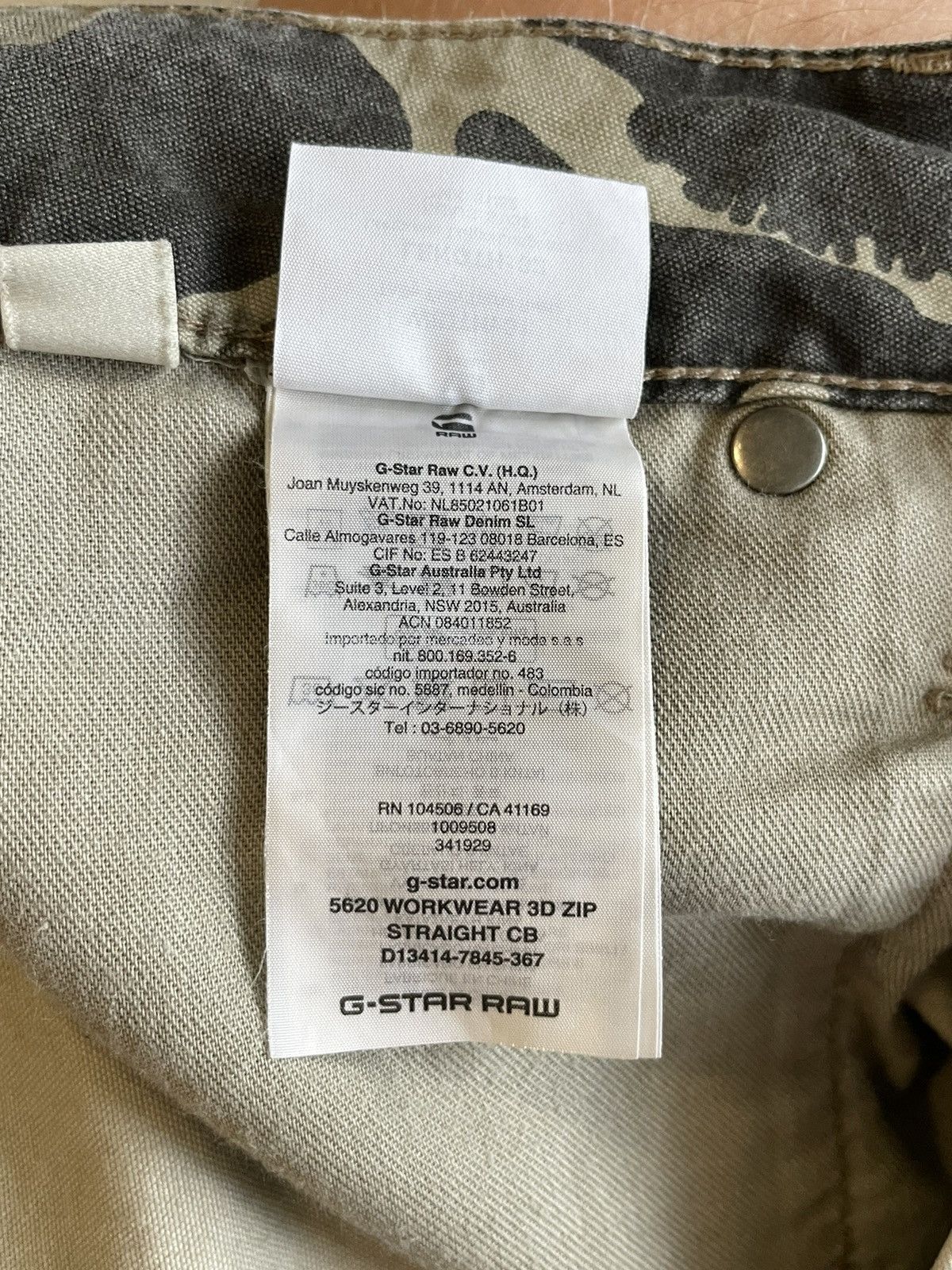 G-Star G-Star 5620 Elwood Workwear 3D Zip Size US 32 / EU 48 - 12 Thumbnail