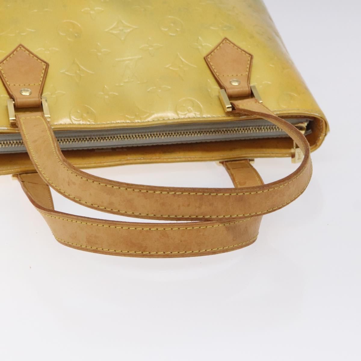Louis Vuitton LOUIS VUITTON Monogram Vernis Houston Hand Bag Gris M91053 Size ONE SIZE - 7 Thumbnail