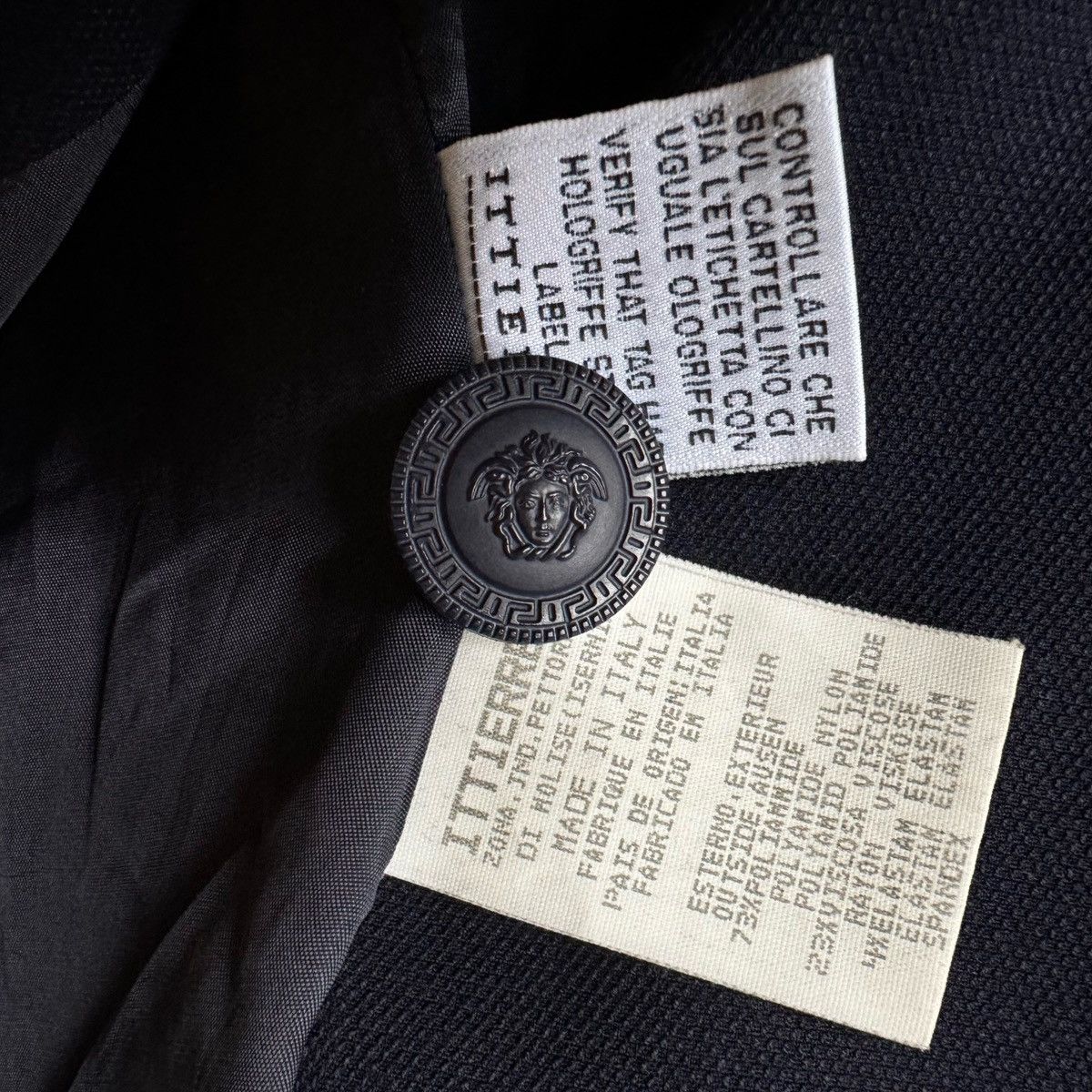 Vintage Versace Jeans Couture One Button Blazer Women’s