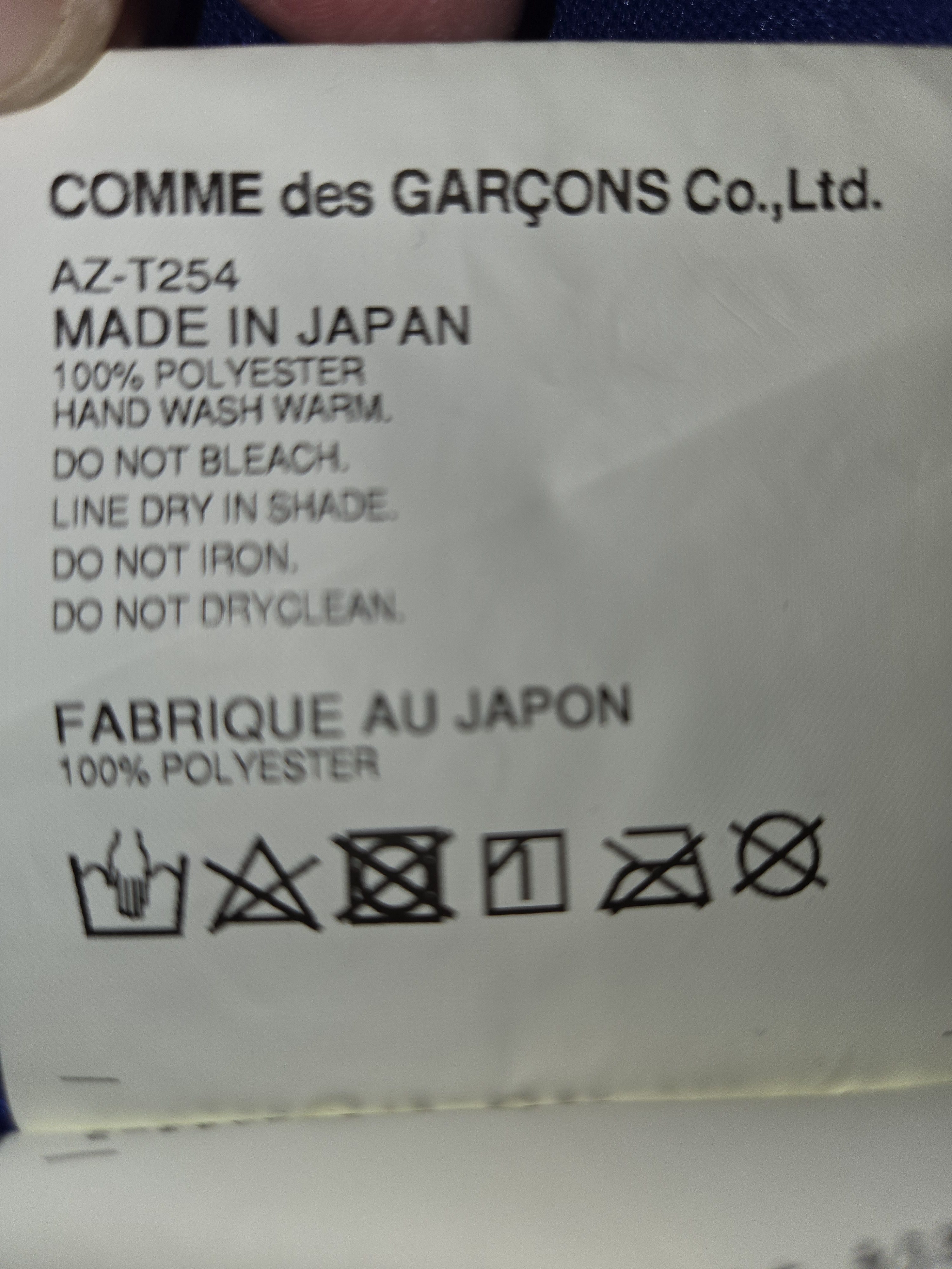 Comme des Garcons PLAY Comme Des Garcons Play Blue track jacket with black heart Size US XXL / EU 58 / 5 - 6 Thumbnail