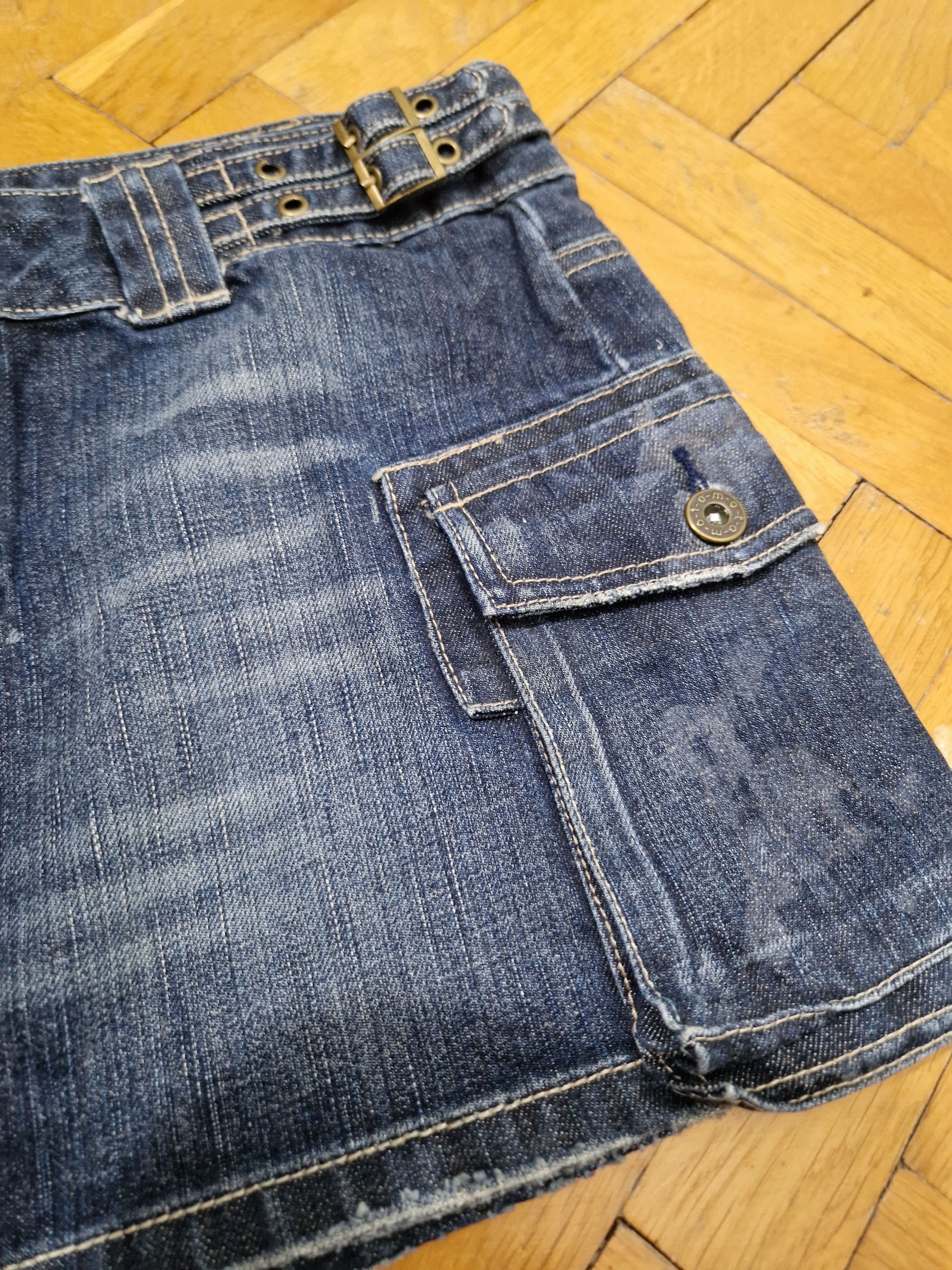 Japanese Brand × Vintage vintage y2k denim mini skirt japanese style grunge emo Size 30" / US 8 / IT 44 - 3 Thumbnail