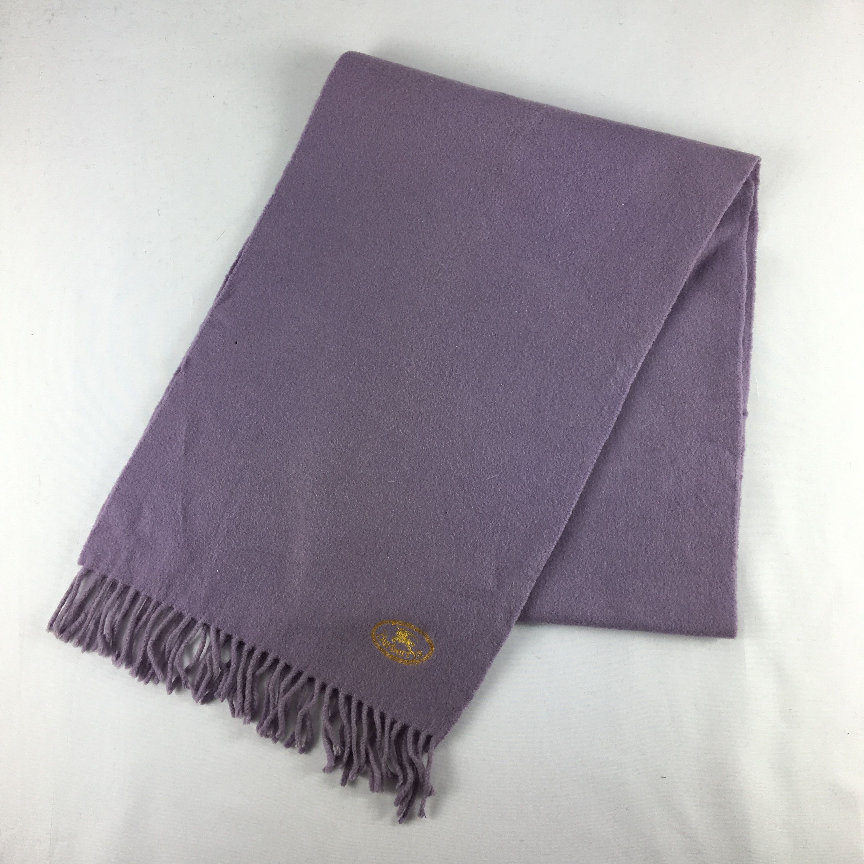 Burberry Vintage Burberry Scarf Muffler Wool Cashmere Scarves Size ONE SIZE - 3 Thumbnail