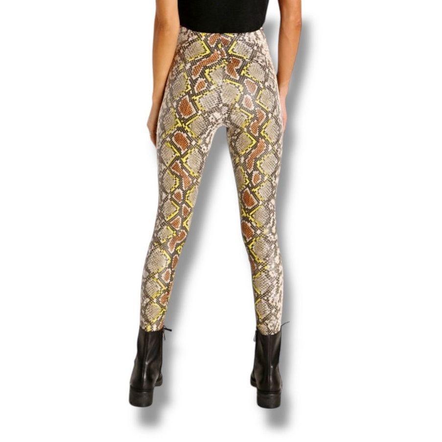 Commando Commando Control Neon Snake Faux Leather Animal Legging NWT Size 25" / US 0 / IT 36 - 5 Thumbnail