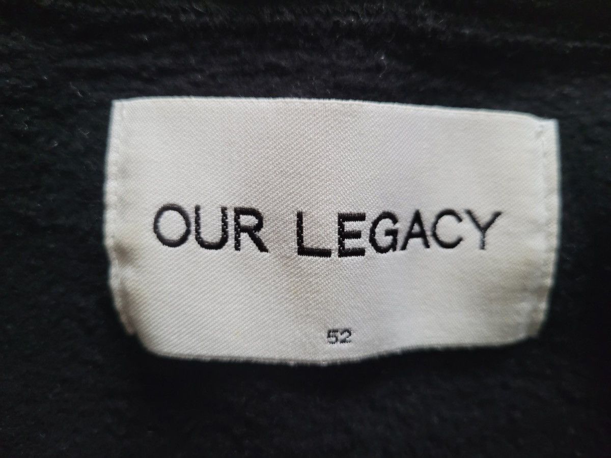 Our Legacy aw14 Black emb plants Sweatshirt