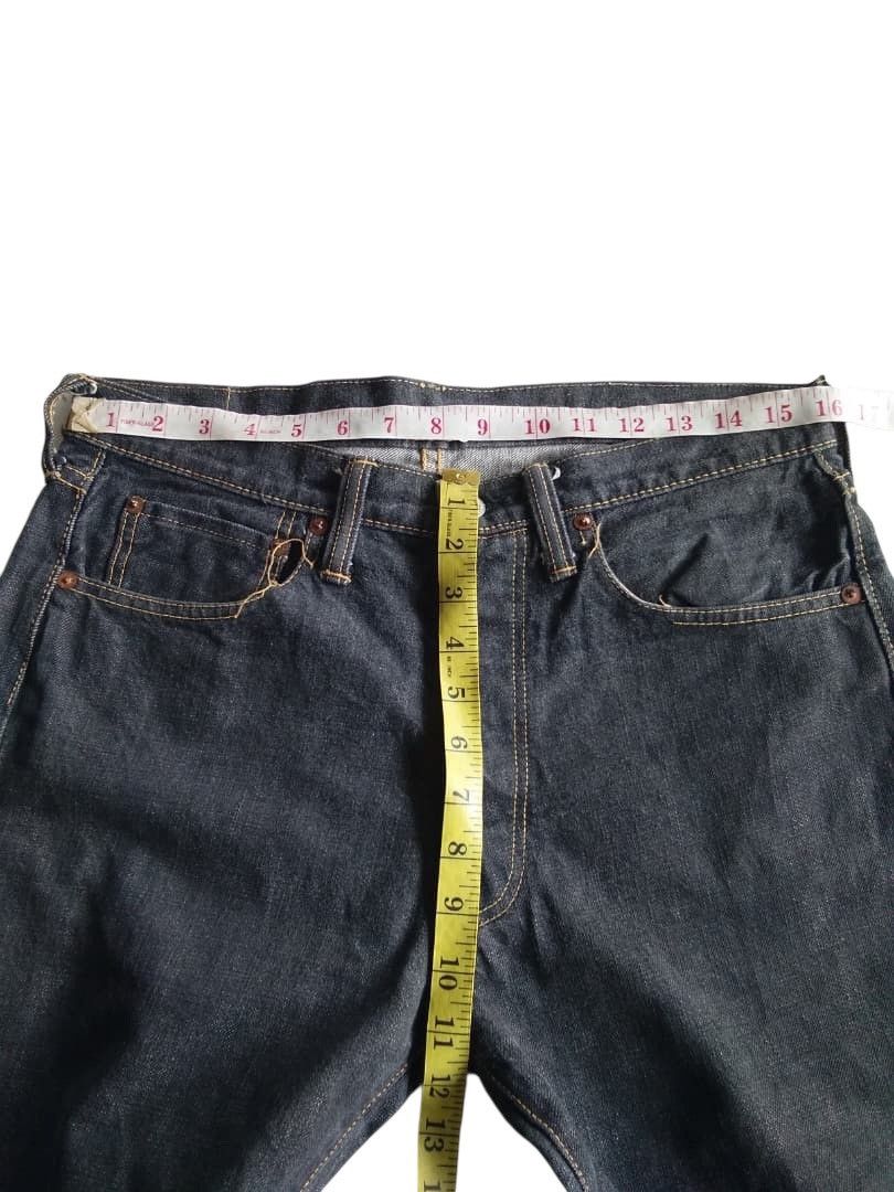 Kapital FAB FOUR 5109XX SELVEDGE SKULL BUTTON FLY RAW JAPANESE DENIM Size US 32 / EU 48 - 18 Thumbnail