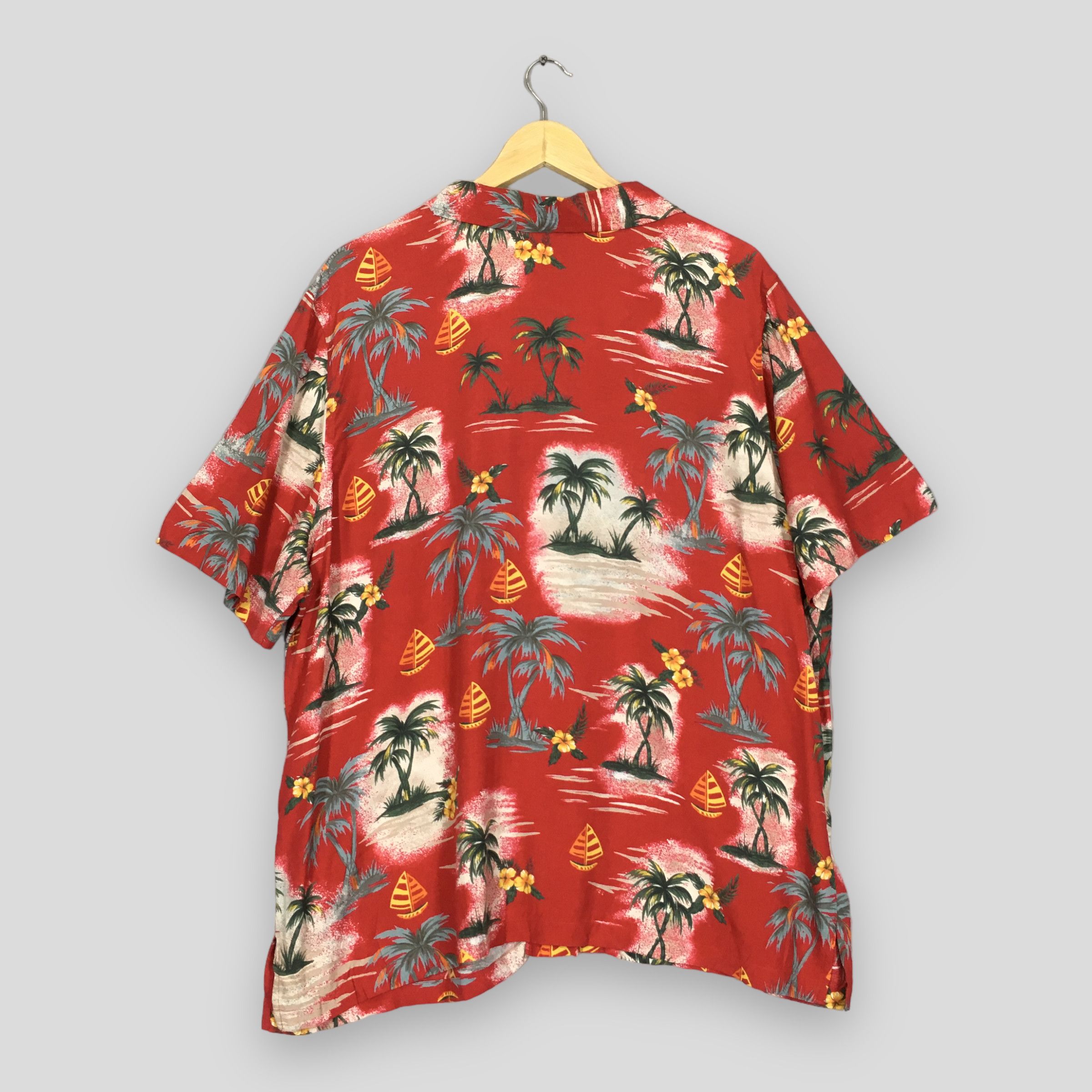 Vintage Vintage 90s Aloha Summer Hawaiian Rayon Shirt XXLarge Size XXL / US 16-18 / IT 52-54 - 6 Thumbnail