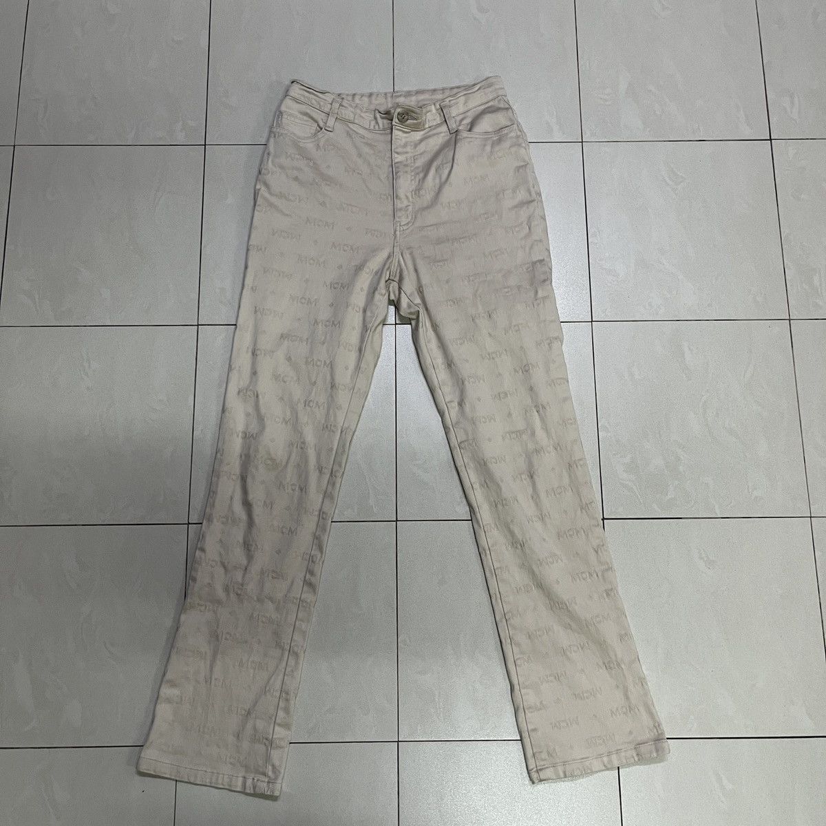 MCM × Vintage Vintage MCM Monogram Pants Size 30" / US 8 / IT 44 - 2 Thumbnail