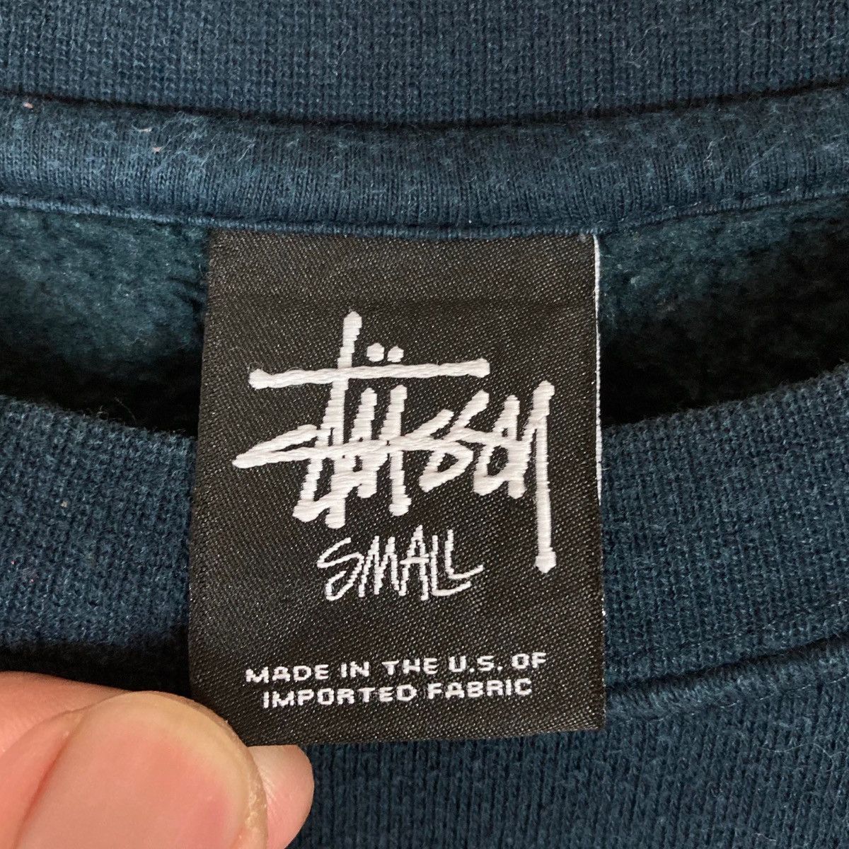 Stussy Vintage Stussy Big Logo Pullover Jumper Sweatshirt Size US S / EU 44-46 / 1 - 8 Thumbnail