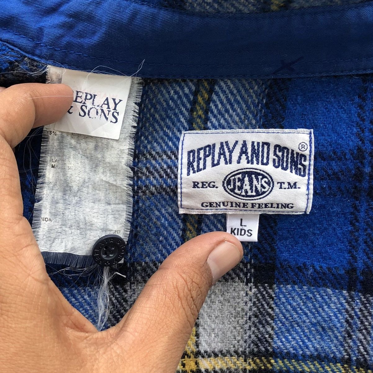 Replay Replay And Sons Flanel Checked Long Sleeve Size US S / EU 44-46 / 1 - 14 Thumbnail