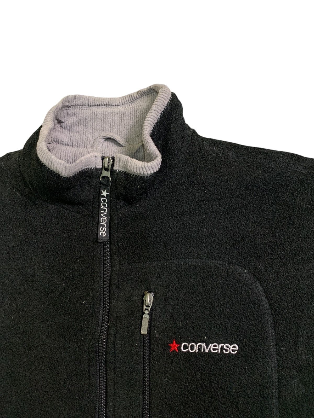 Converse Rare Design Vintage Converse Fleece Jackets Size US M / EU 48-50 / 2 - 7 Thumbnail