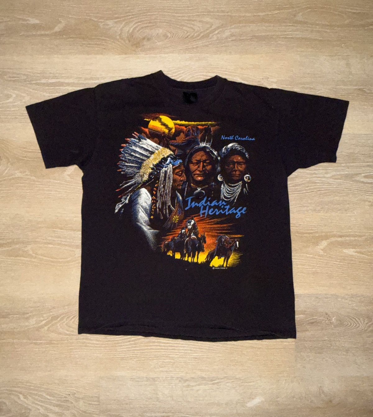 Other Vintage 90’s North Carolina Indian Heritage T-Shirt Size US XL / EU 56 / 4 - 1 Thumbnail