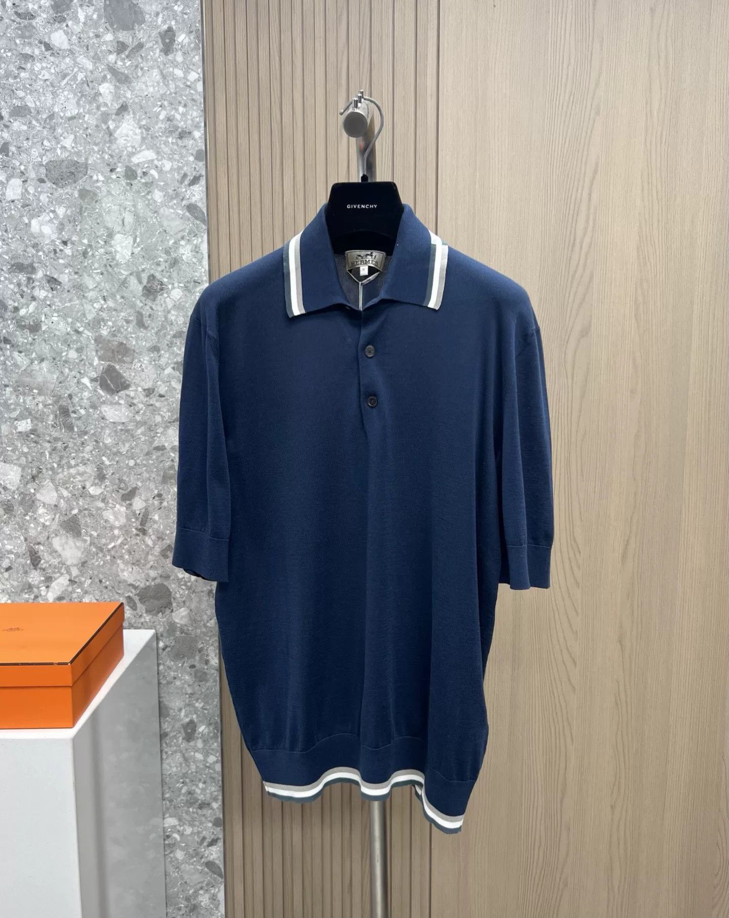 Hermes Hermes Spring Summer Cotton Knit Polo Size US M / EU 48-50 / 2 - 1 Thumbnail