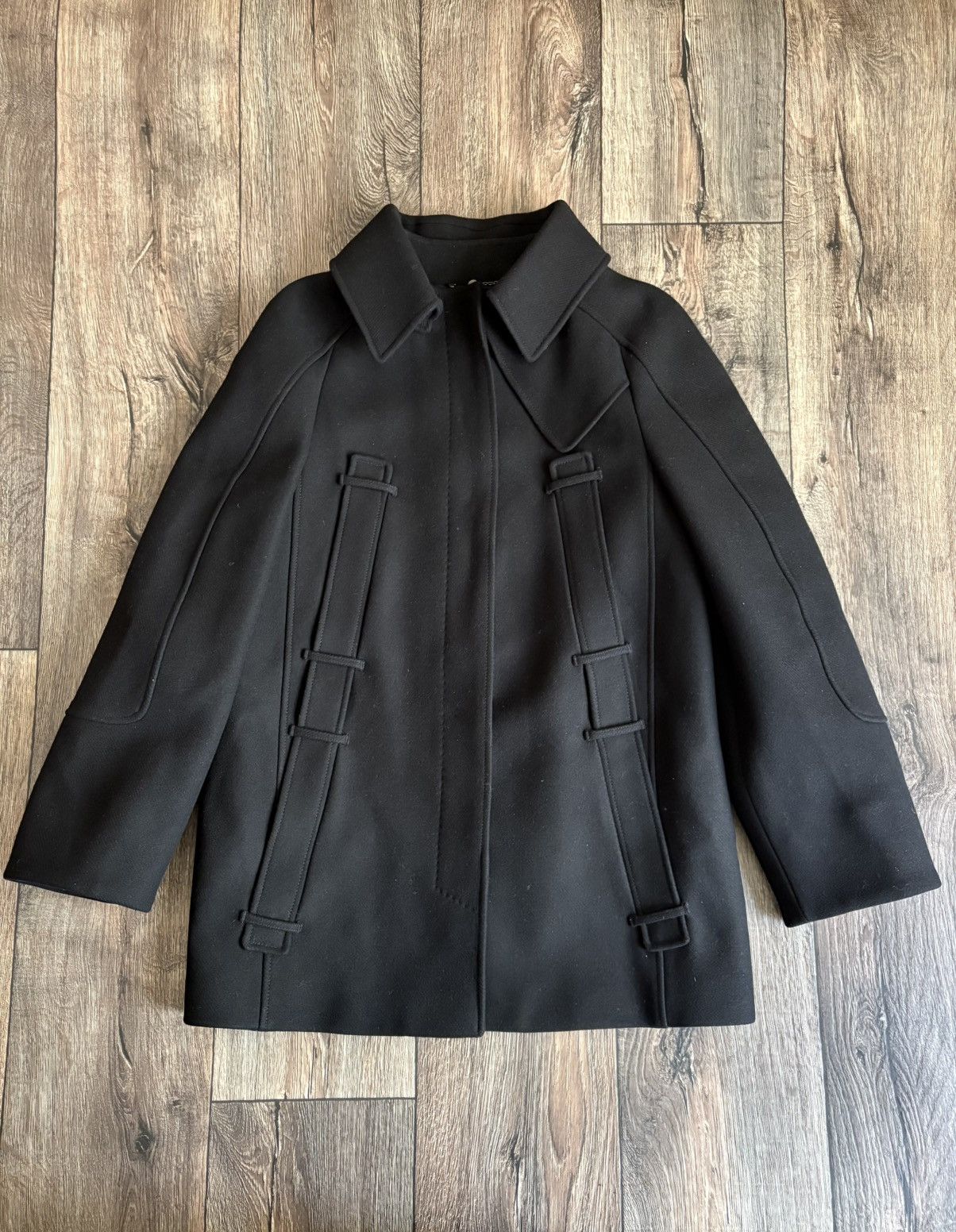 Designer × Salvatore Ferragamo Salvatore Ferragamo Vintage Wool/Cashmere Coat Made in Italy Size L / US 10 / IT 46 - 1 Thumbnail