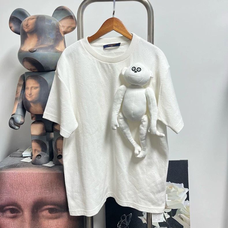 Louis Vuitton Louis Vuitton Doll full print short sleeve 2504-Nextarrow Size US M / EU 48-50 / 2 - 1 Thumbnail