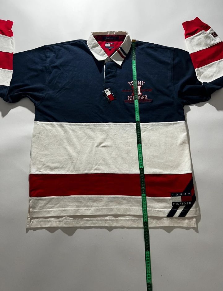 Tommy Hilfiger Vintage RARE 1996 Tommy Hilfiger Athletics Prodigy Polo Size US XL / EU 56 / 4 - 11 Thumbnail