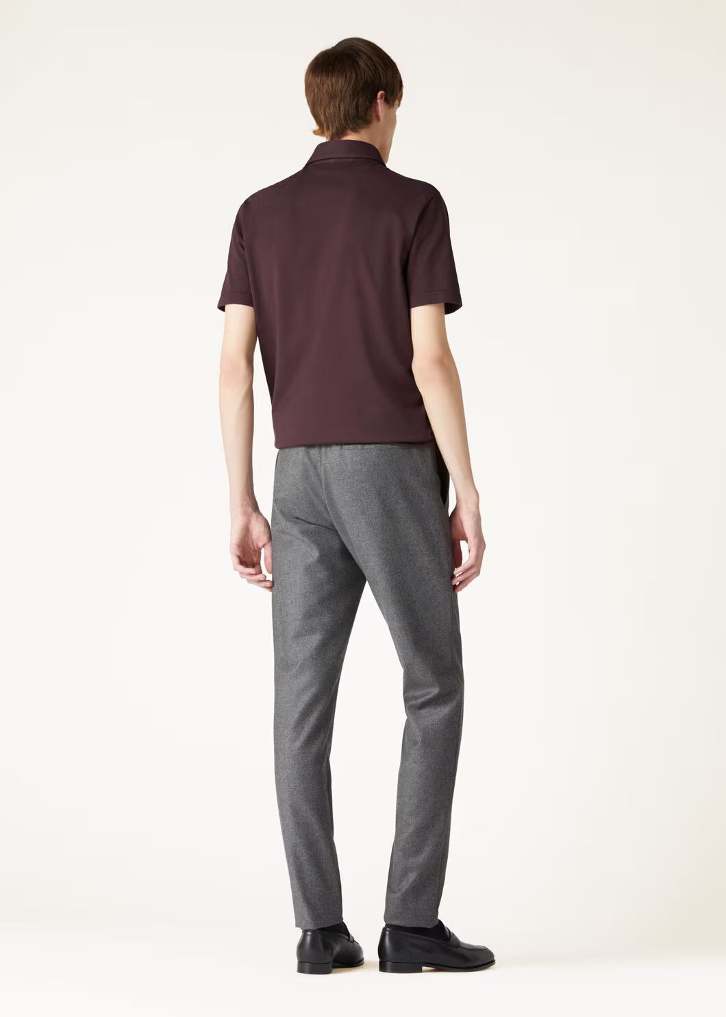 Loro Piana o1w1db10125 FAN5407 Polo Shirt in Burgundy Size US L / EU 52-54 / 3 - 5 Thumbnail