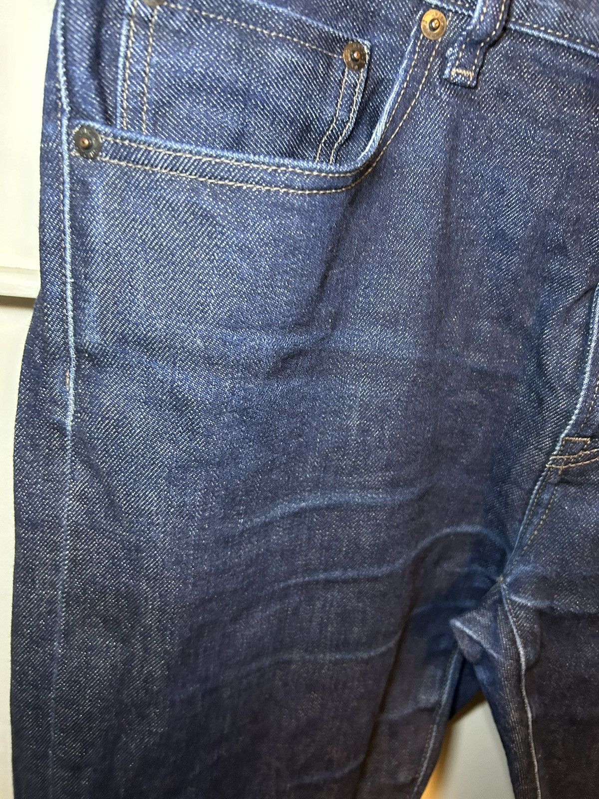 Uniqlo Vintage Uniqlo raw selvedge denim by Kaihara skinny jeans Size US 36 / EU 52 - 12 Thumbnail