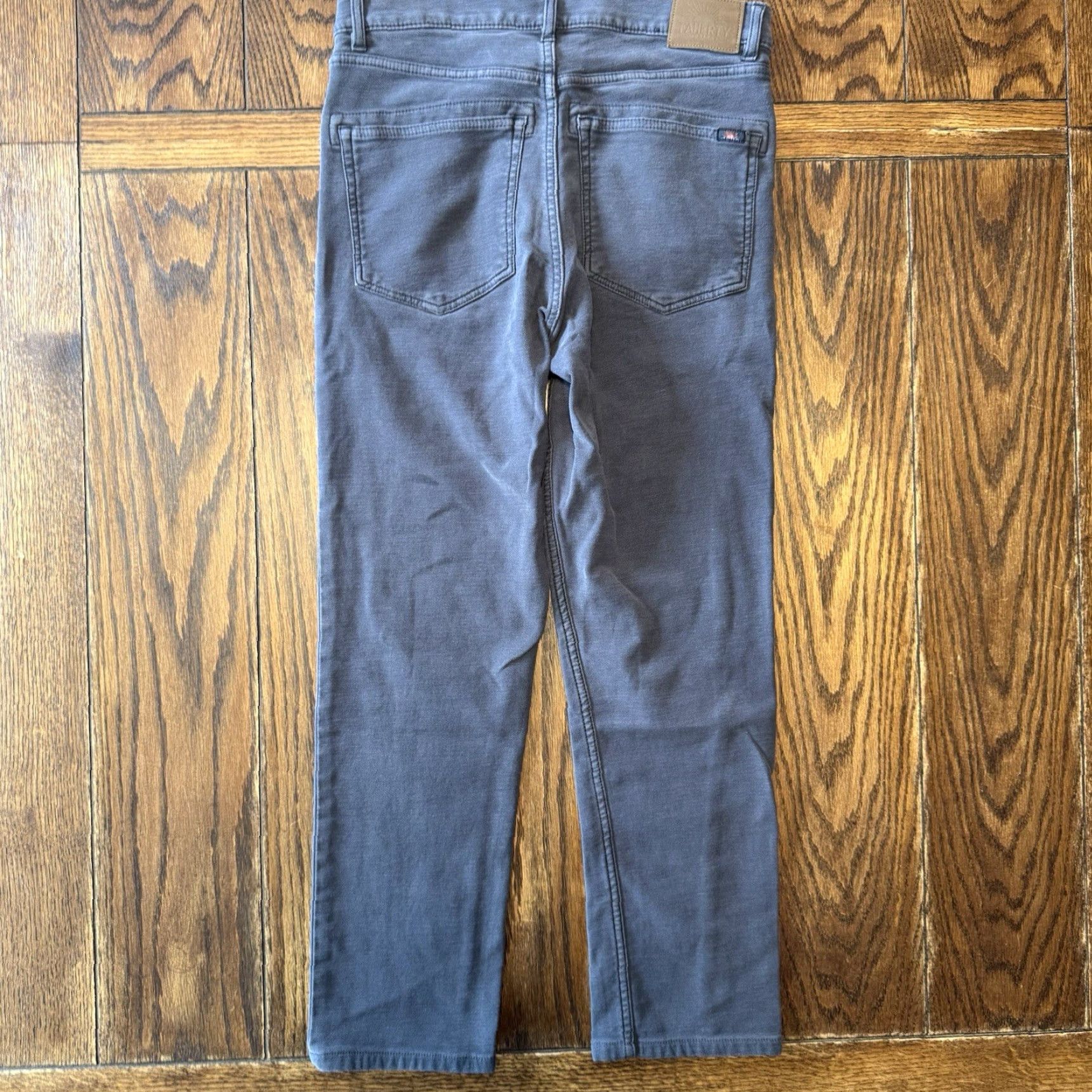 Faherty Faherty Jeans Mens 29x26 Blue Stretch Denim Straight City Regular Rise 10 26 Inseam Buttons Zip Pocket Logo Size US 29 - 6 Thumbnail
