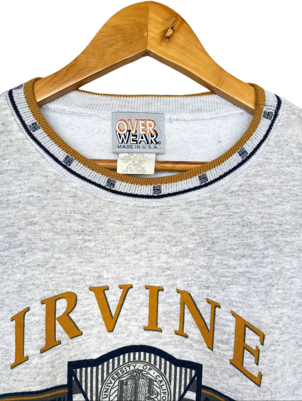 Vintage Vintage 90s Irvine UCLA Sweatshirt Irvine University Sweater Size US L / EU 52-54 / 3 - 8 Thumbnail