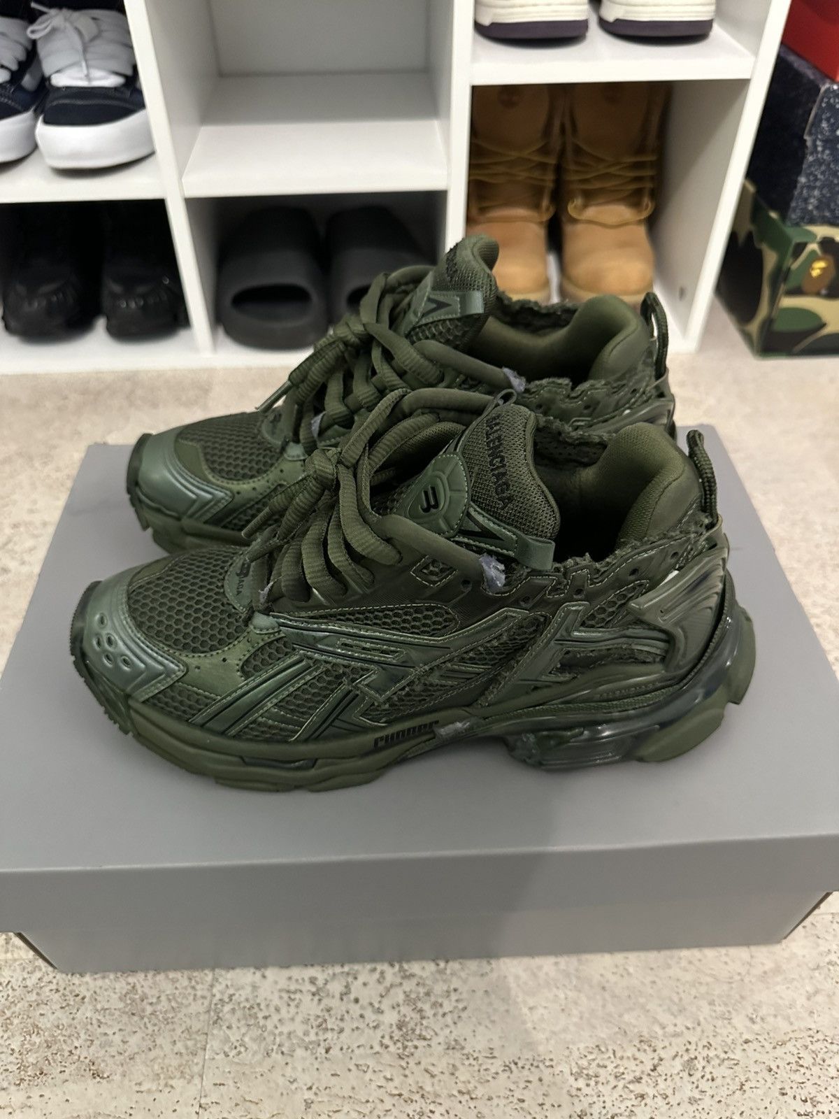 Balenciaga Balenciaga runner khaki Size US 7 / EU 40 - 1 Thumbnail