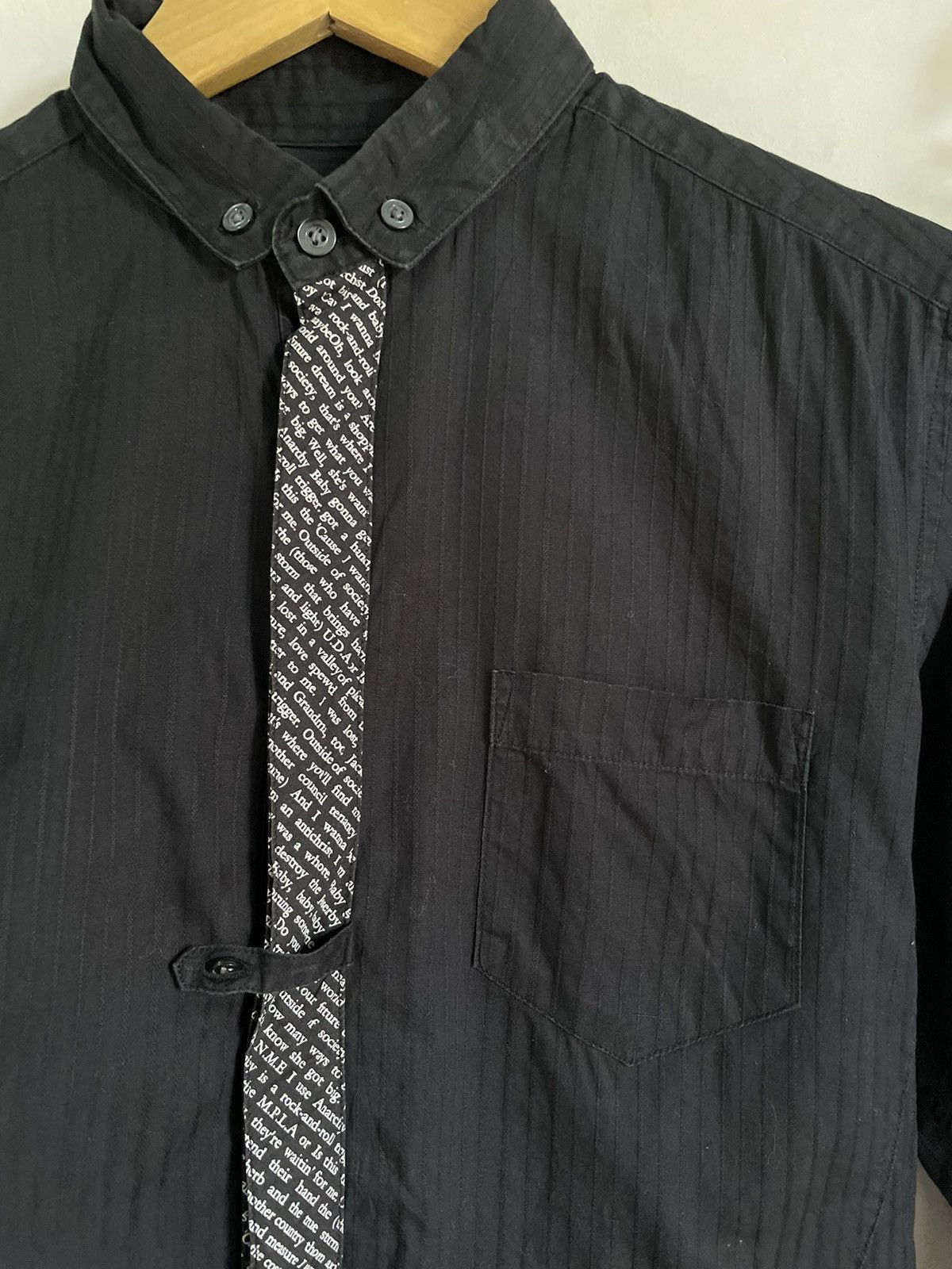Designer × If Six Was Nine × Japanese Brand Ppfm Punk Button Shirt BlackCore Size M / US 6-8 / IT 42-44 - 3 Thumbnail