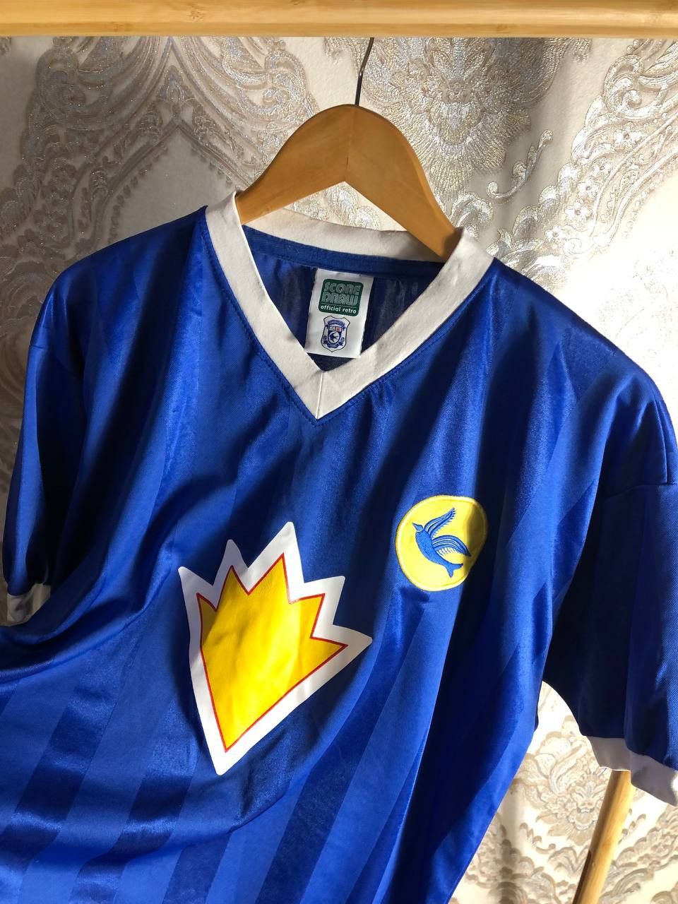 Vintage Very Rare Cardiff City England Retro Soccer Jersey Y2K 90s Size US XL / EU 56 / 4 - 2 Thumbnail