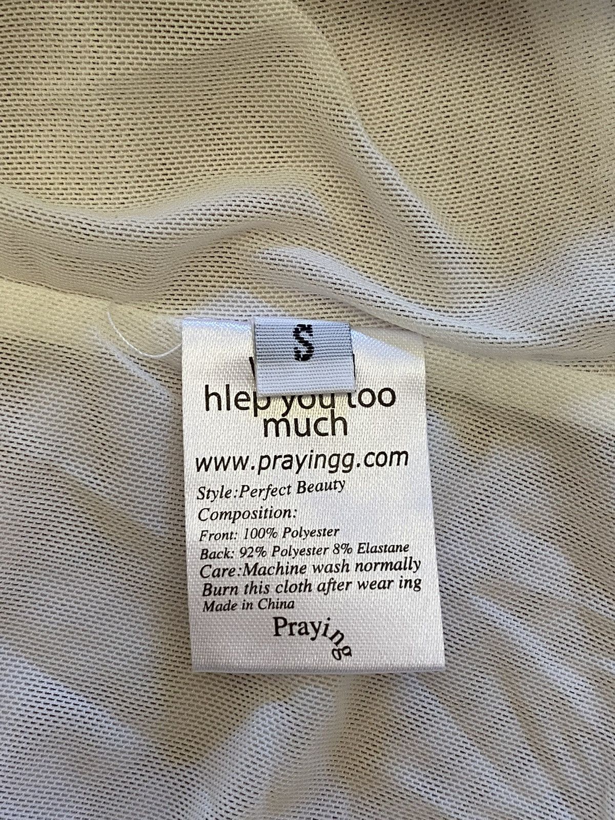 Praying PRAYING I love me CROP TOP Size S / US 4 / IT 40 - 5 Thumbnail