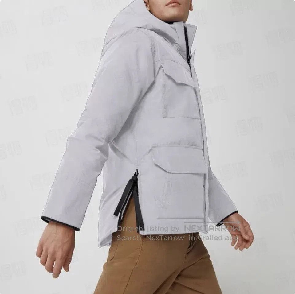 Canada Goose Gray Heavy Winter Coat with Hood . Size US S / EU 44-46 / 1 - 9 Thumbnail