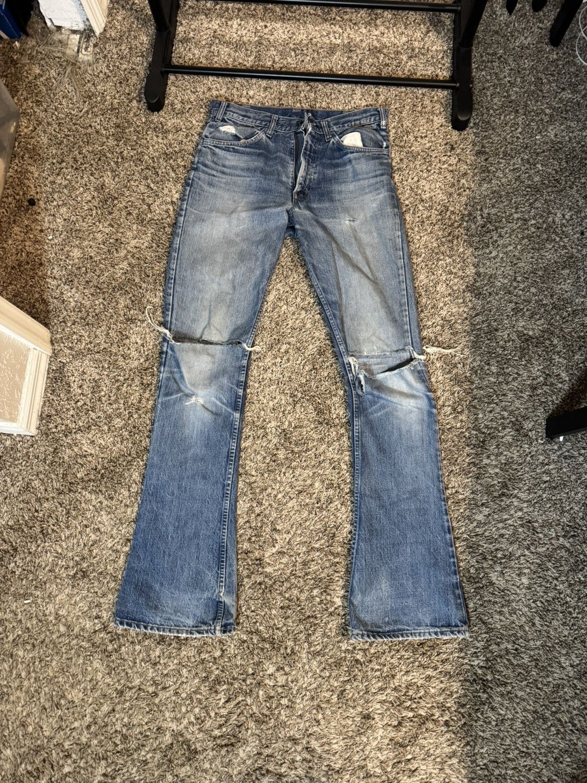 Levi's × Vintage Orange Tab Levi’s Bell Bottom 32x36 Size US 32 / EU 48 - 1 Thumbnail