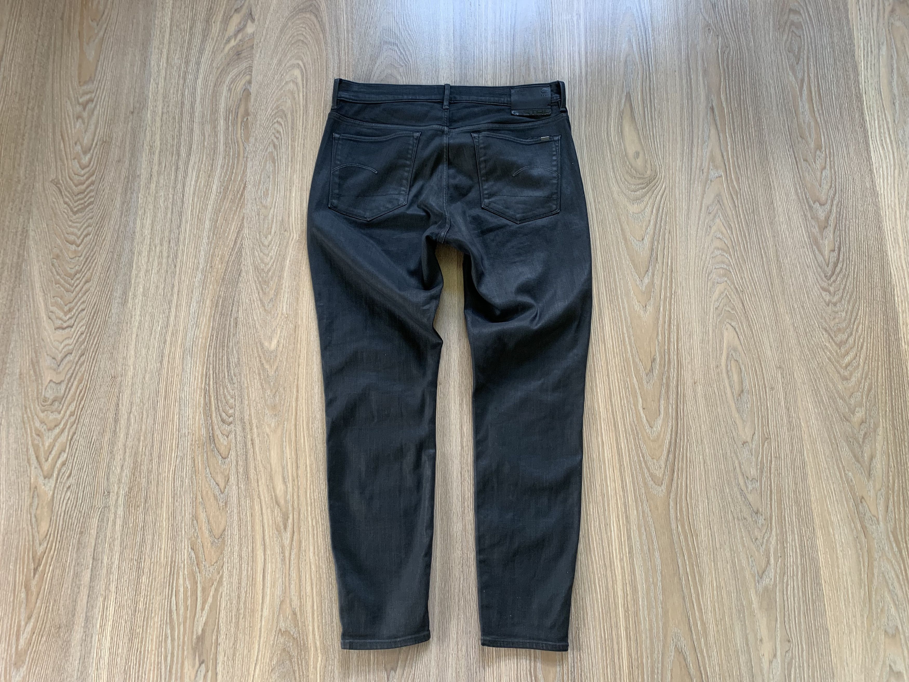 G-Star × Vintage Vintage G Star Raw 3301 Slinny Black Jeans Size 32" / US 10 / IT 46 - 3 Thumbnail