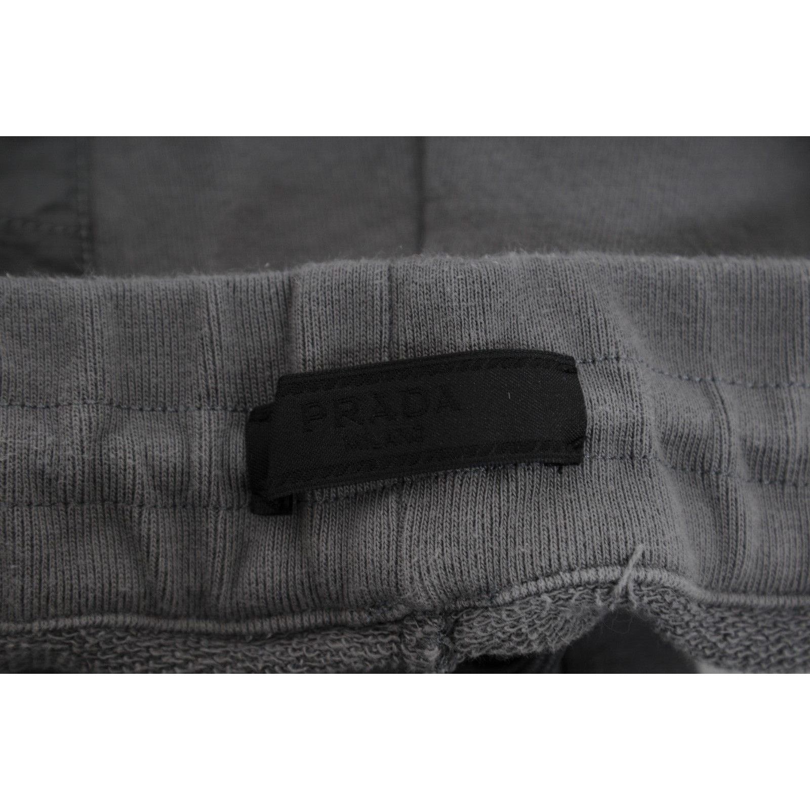 Prada Sweat Pants Size Medium Gray Joggers Size US 32 / EU 48 - 6 Thumbnail